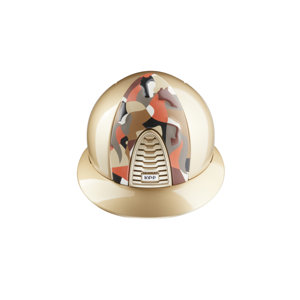 Riding Helmet Cromo 2.0 Metal Polo - Orange Vikings by KEP