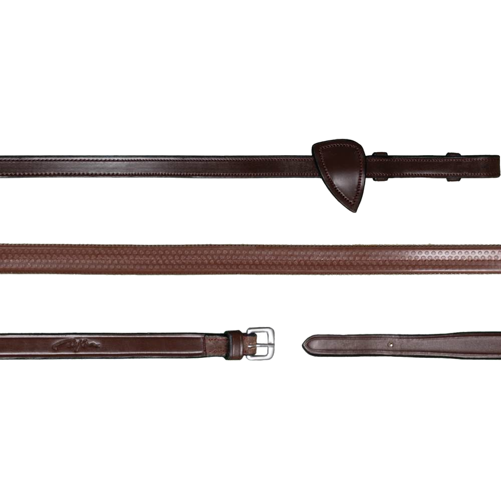 Dy'on New English 1/2" Rubber Reins NE05A