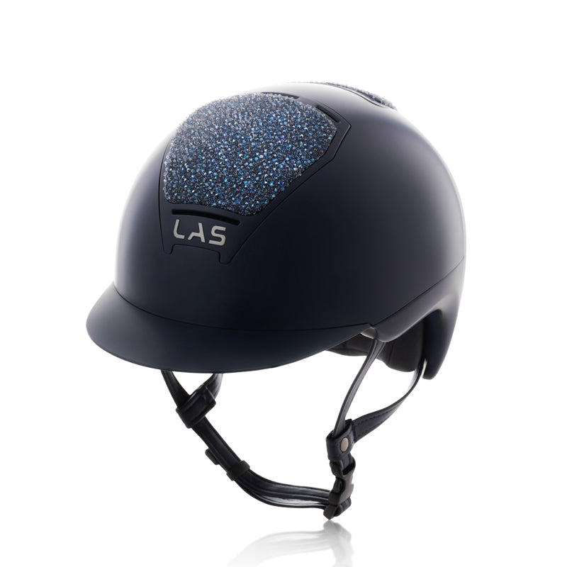 LAS Helmet Opera Crystal Medley Navy Blue with Large Visor