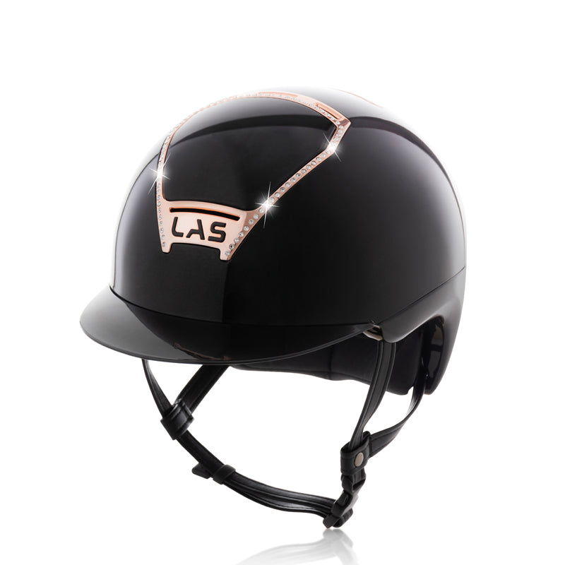 LAS Helmet Opera Metal Crystal Front with Standard Visor
