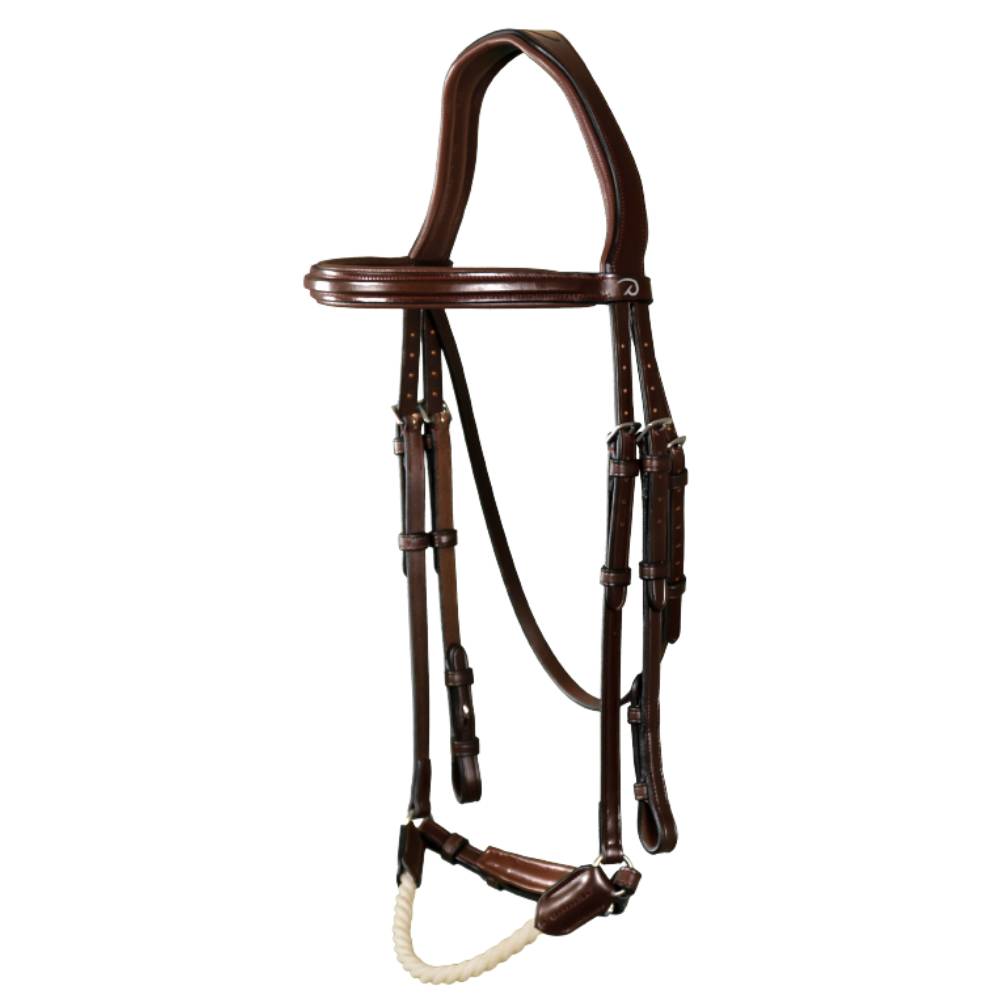 Dy'on New English Rope Drop Noseband Bridle NEAAAG