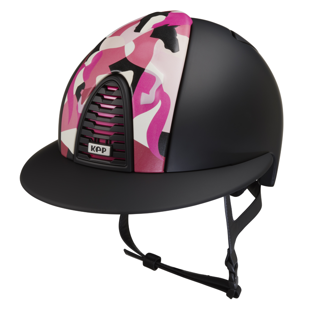 Riding Helmet Cromo 2.0 Textile Polo - Pink Vikings by KEP