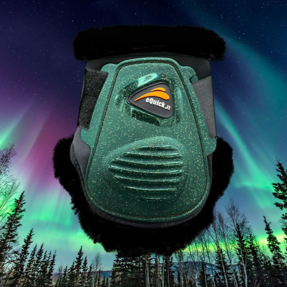 eLight Sparkling Pine Rear Fluffy Boots by eQuick