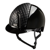 Riding Helmet Cromo 2.0 Polish - Black Milano Leather Front by KEP