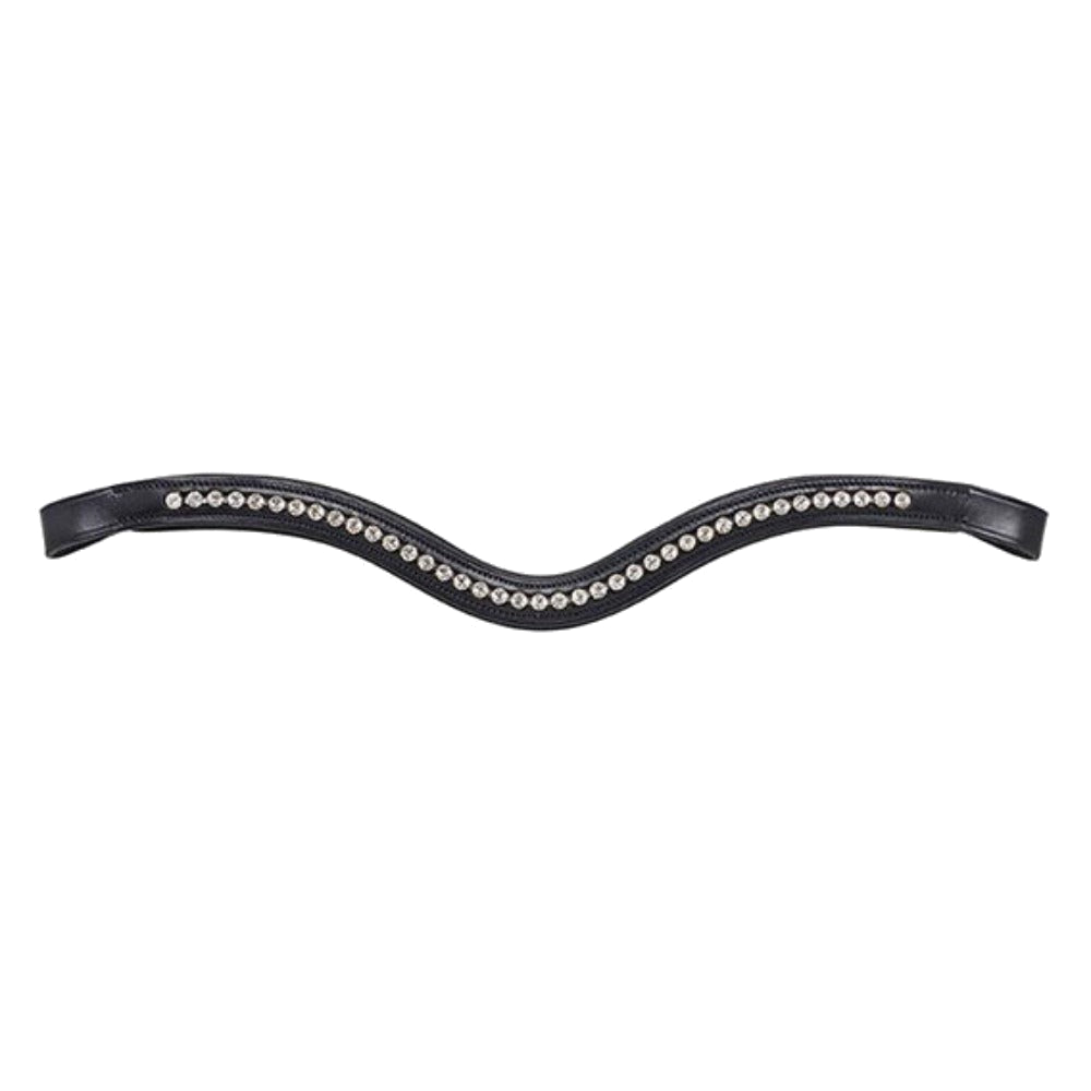 U shaped Browband With Strass by Equiline
