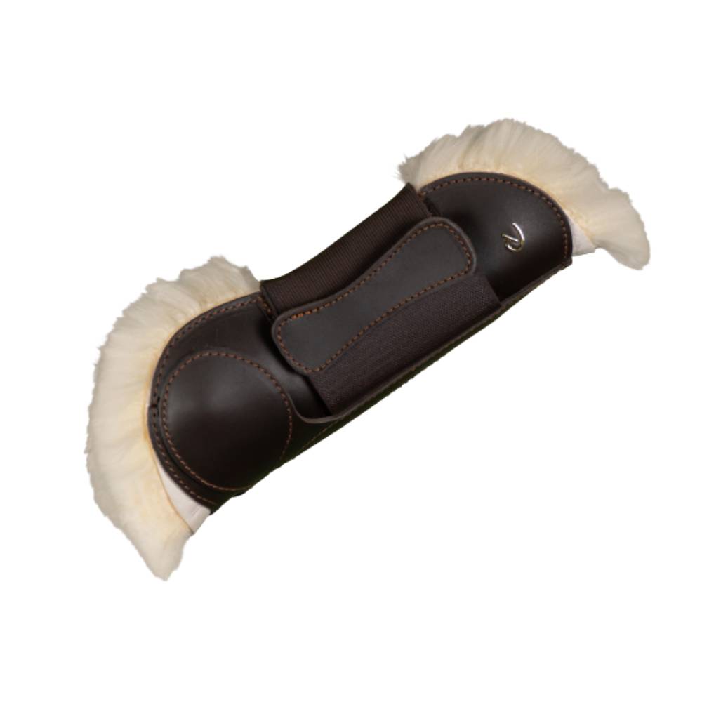 Dy'on Leather Sheepskin Tendon Boots with Velcro