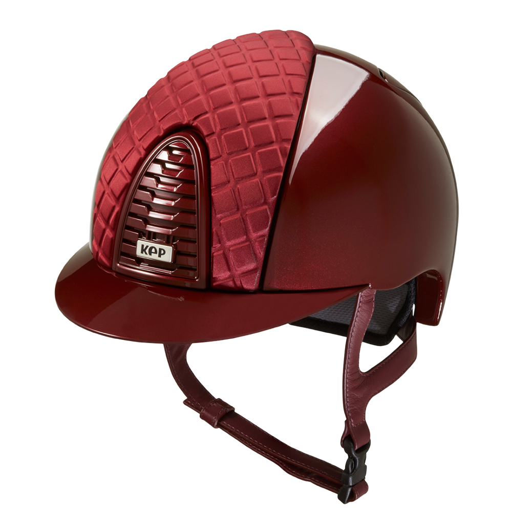 Riding Helmet Cromo 2.0 Metal - Burgundy Milano by KEP