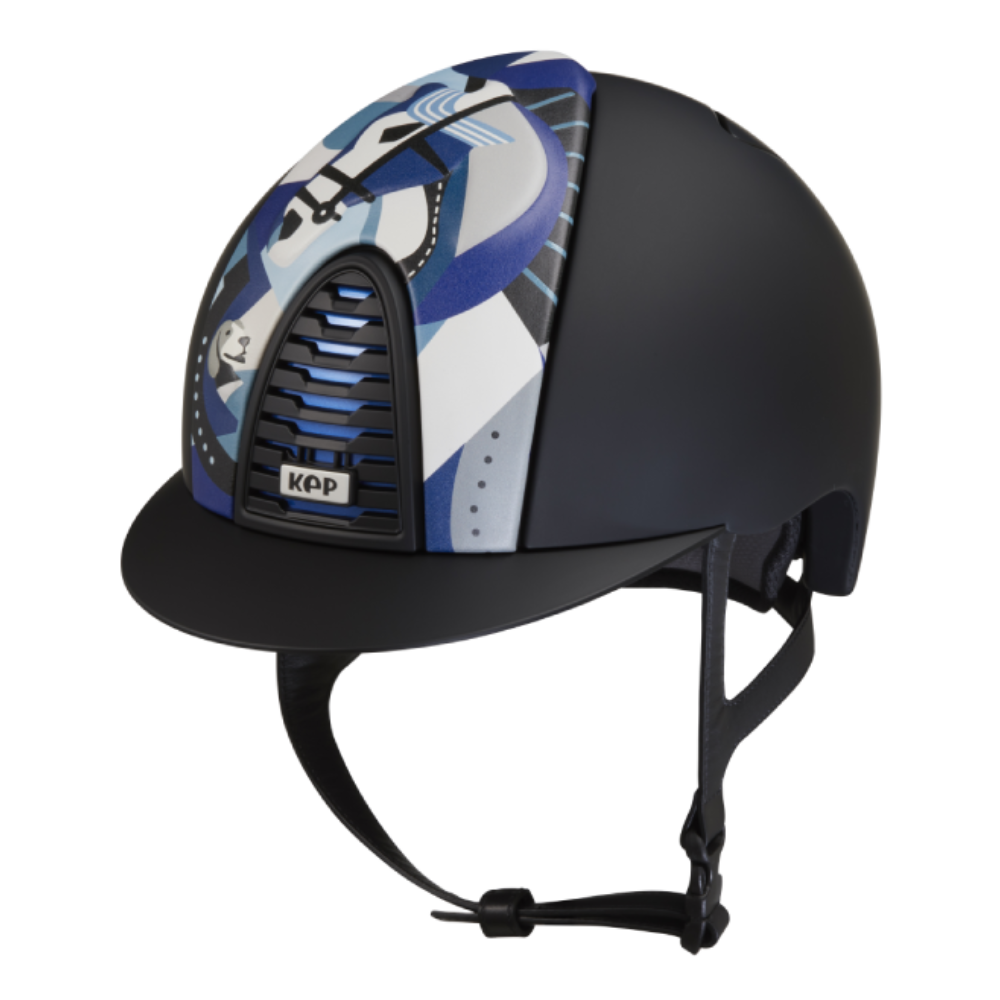 Riding Helmet Cromo 2.0 Textile - Blue Pegasus by KEP