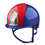 Riding Helmet Cromo 2.0 XC Polish Royal Blue & Red by KEP