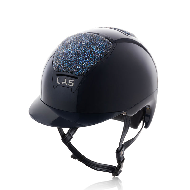 LAS Helmet Opera Crystal Medley Navy Blue with Large Visor