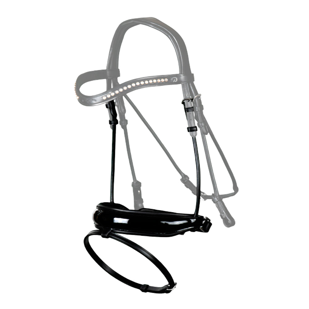 Dy'on Dressage Patent Large Crank Noseband with Flash NR04N/O
