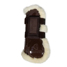 Vegan Sheepskin Tendon Boots Velcro by Kentucky