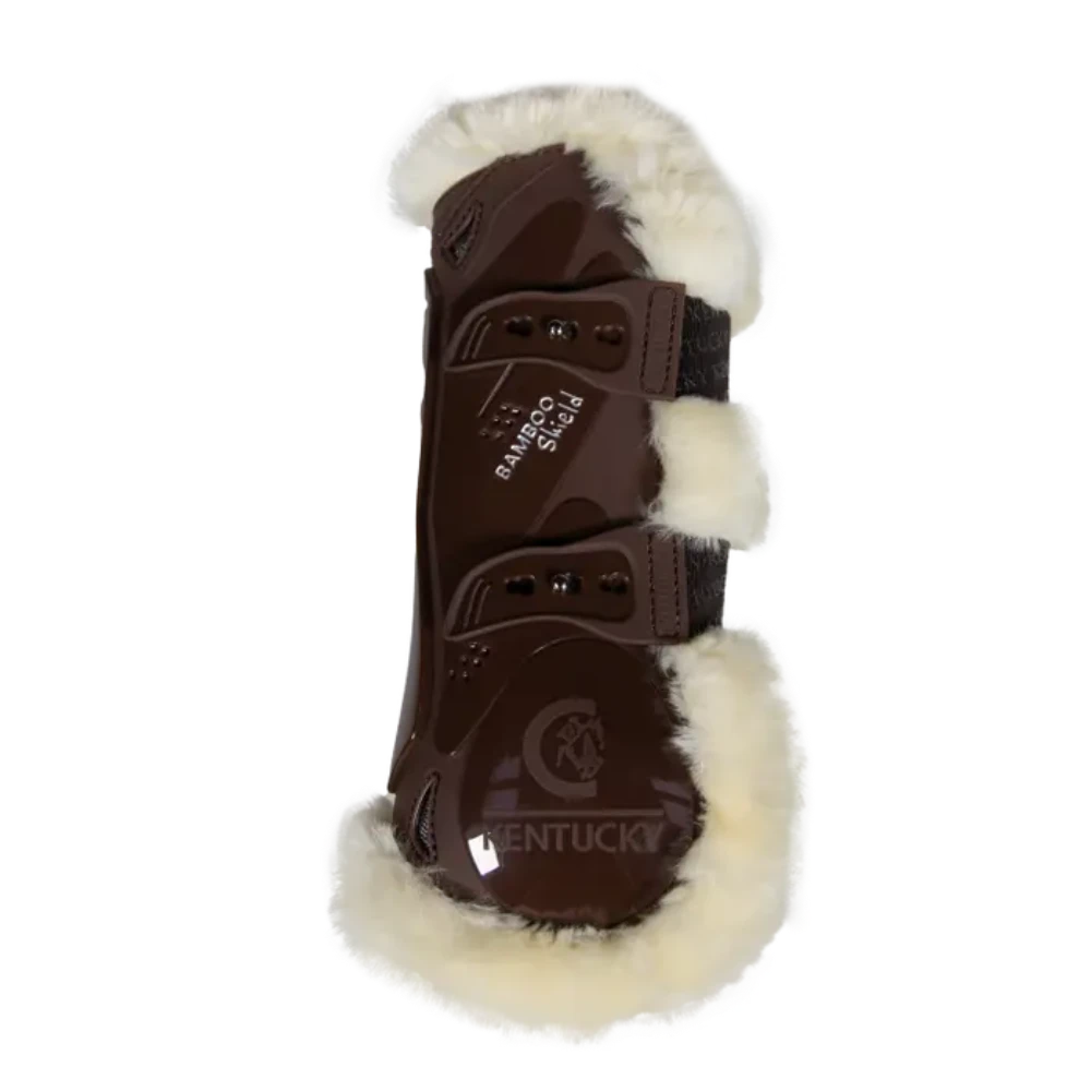 Vegan Sheepskin Tendon Boots Bamboo Elastic by Kentucky