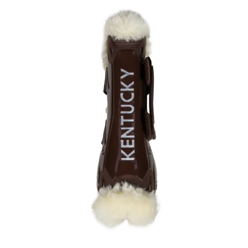 Vegan Sheepskin Tendon Boots Velcro by Kentucky