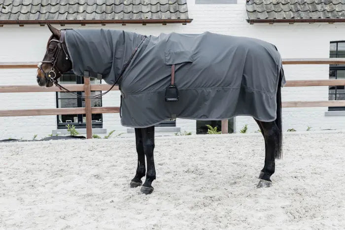 Horse Raincoat Hurricane with stirrup holes by Kentucky