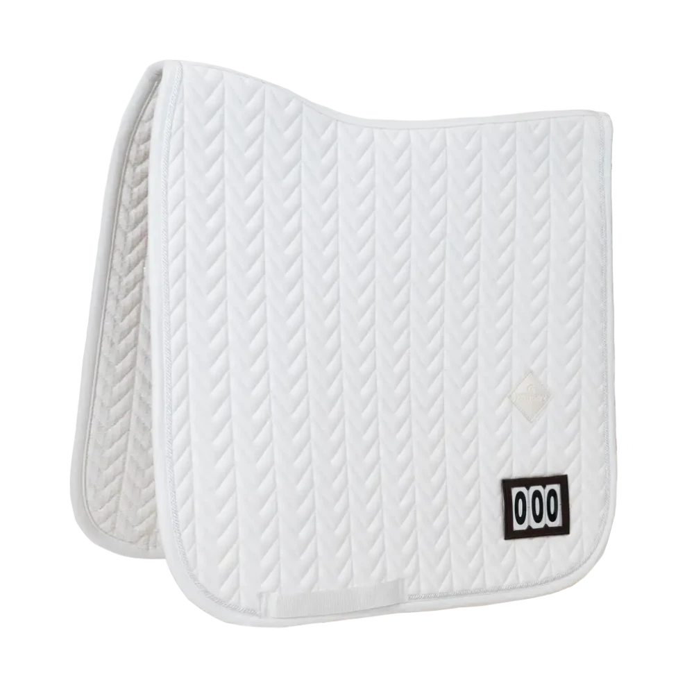 Saddle Pad Fishbone Competition 2 numbers Dressage by Kentucky