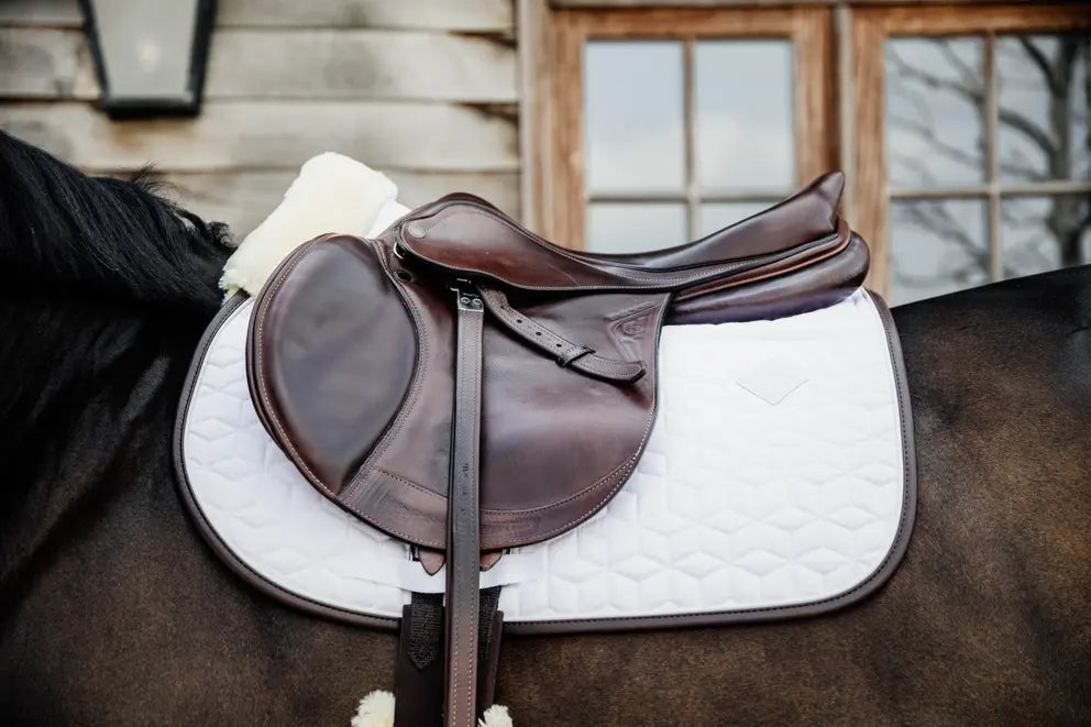 Skin Friendly Saddle Pad Jumping Star Quilting by Kentucky