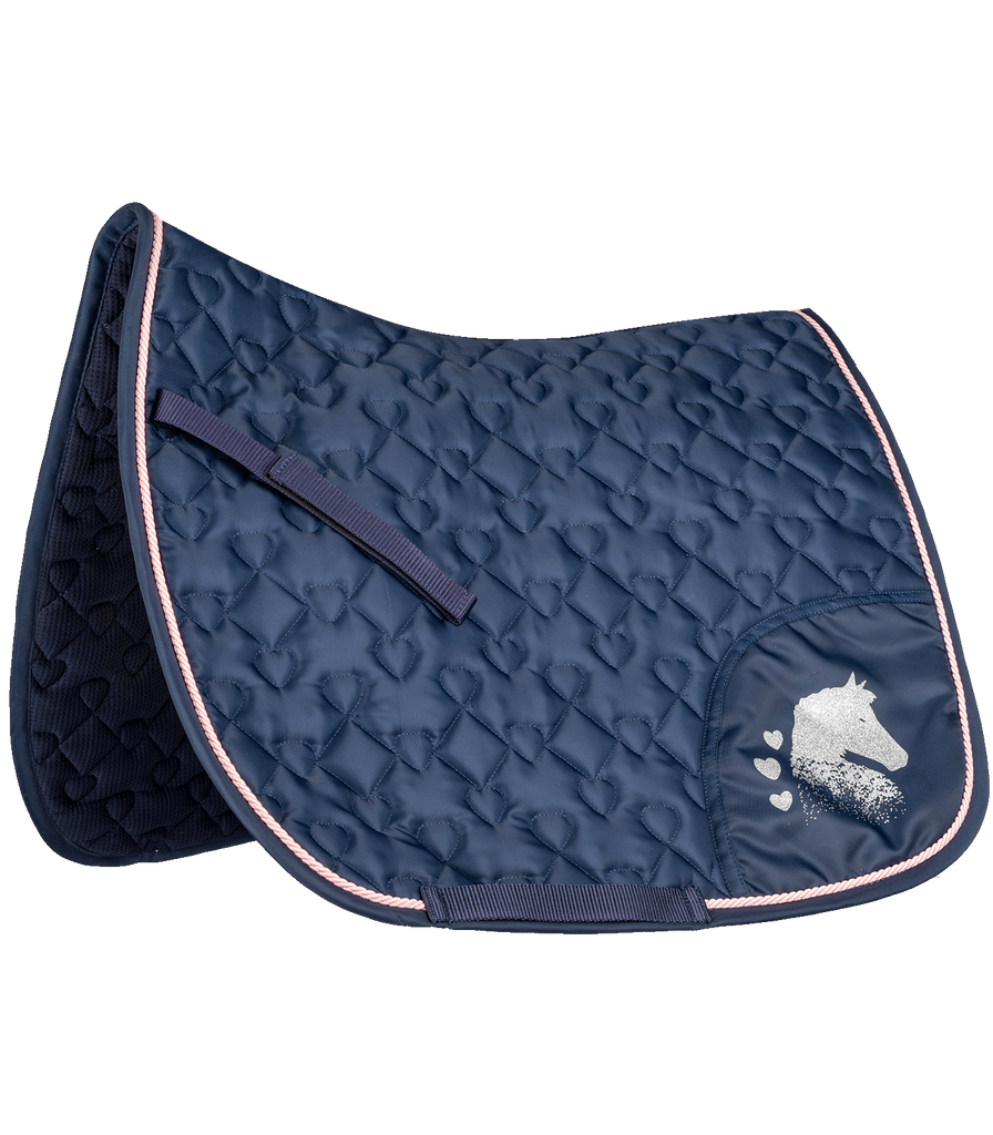 LUCKY HEART - GLITTER SADDLE PAD by Waldhausen