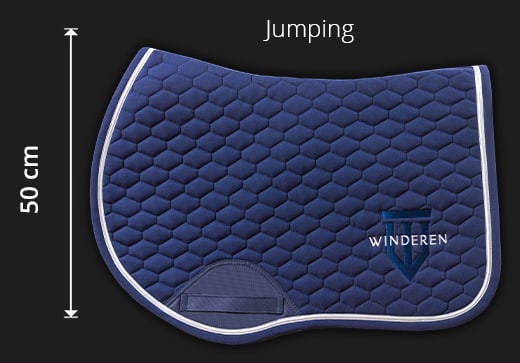 Jumping Saddle Pad NanoSilver Line by Winderen