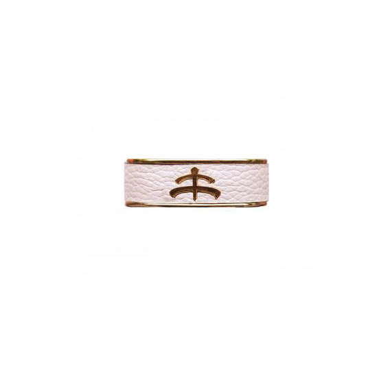 Leather and Brass Bangle by Makebe