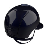 Riding Helmet Cromo 2.0 Polish Navy Blue - Galassia Dark Blue Front by KEP Italia