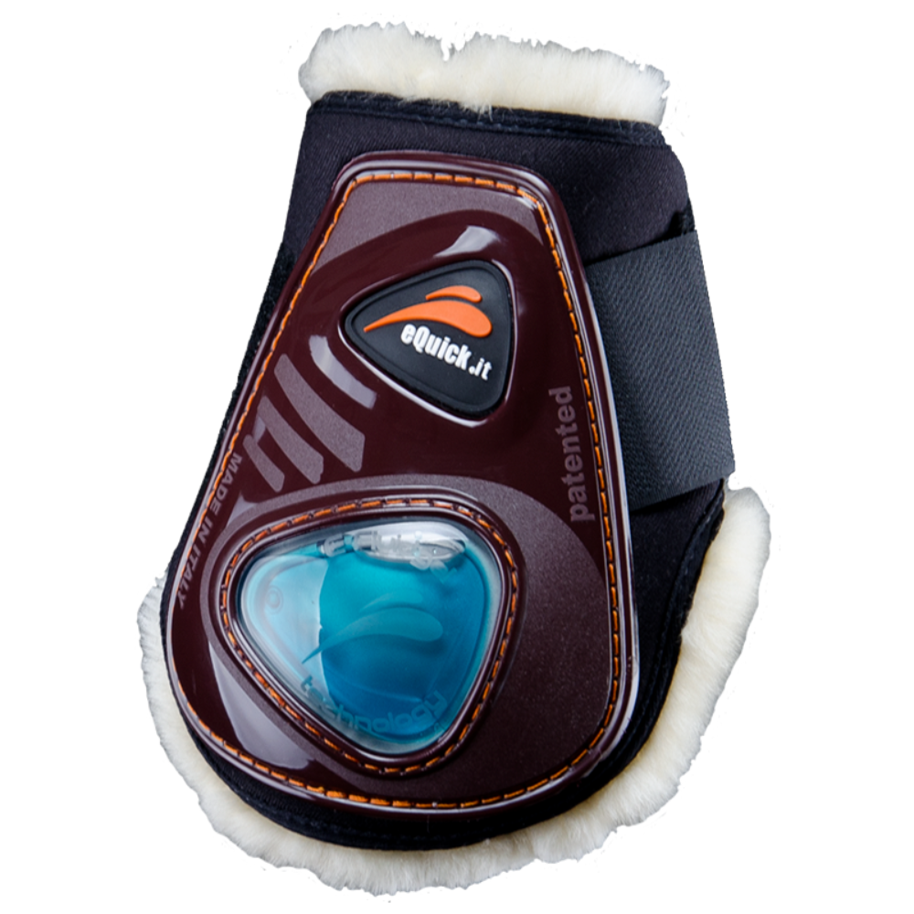 eShock Rear Fluffy Velcro Boots by eQuick