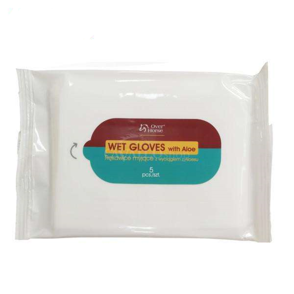 Over Horse Wet Gloves with Aloe
